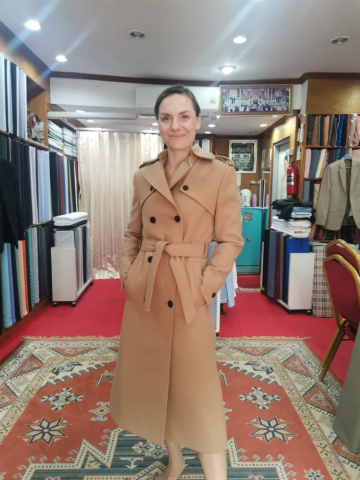 Bespoke men's three-piece suit tailored by Mr. Moss Tailor